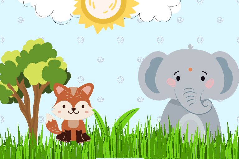 The Cruel Elephant and the Clever Fox (ક્રૂર હાથી અને ચતુર શિયાળ)