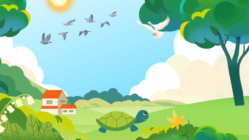 Tortoise and Bird