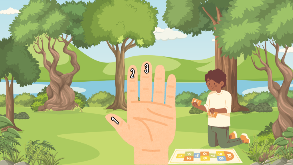 Brother Finger working with tools, proudly building and making things.