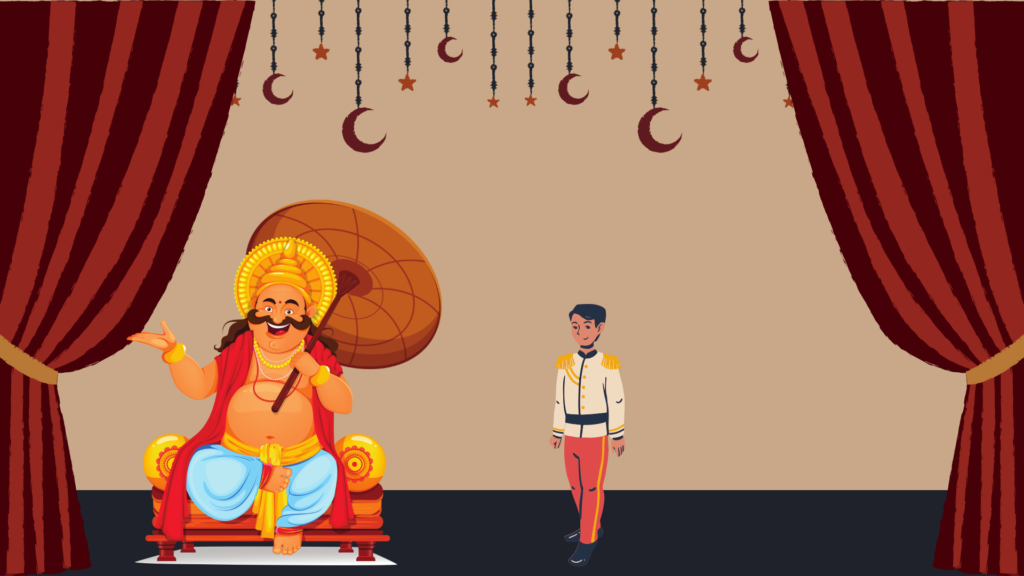 A king expressing dissatisfaction to a trusted cook about bland food.