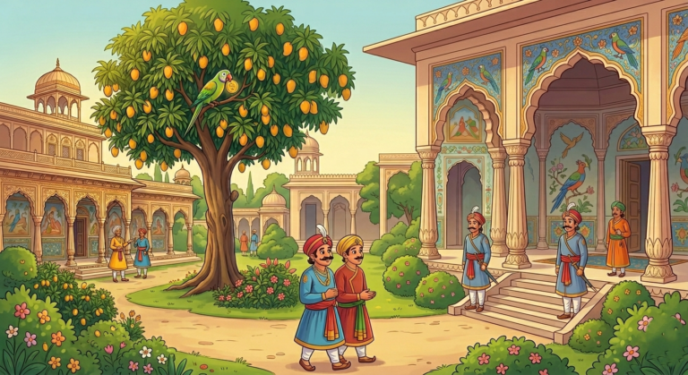 King and Clever parrot (राजा और चालाक तोता)